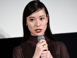 映画『最初の晩餐』公開記念舞台挨拶に登場した戸田恵梨香