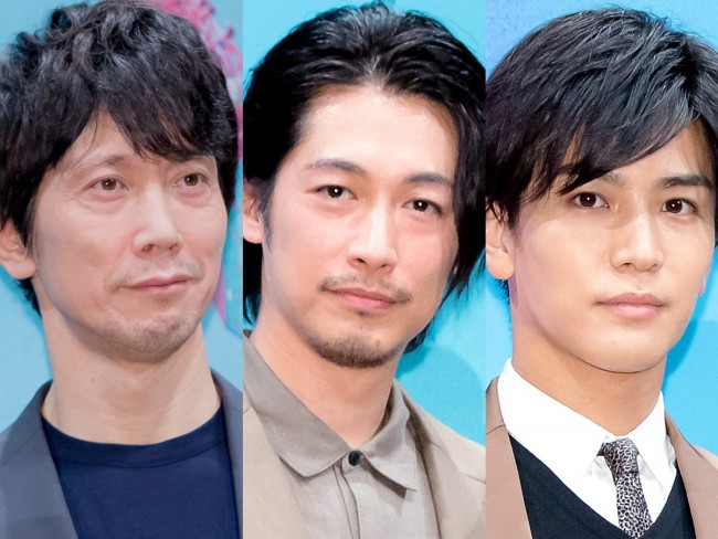 （左から）佐々木蔵之介、ディーン・フジオカ、岩田剛典