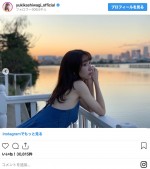 柏木由紀のグラビアオフショット ※「柏木由紀」インスタグラム