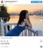 柏木由紀のグラビアオフショット ※「柏木由紀」インスタグラム