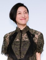 映画『太陽の家』完成披露舞台あいさつに登場した広末涼子