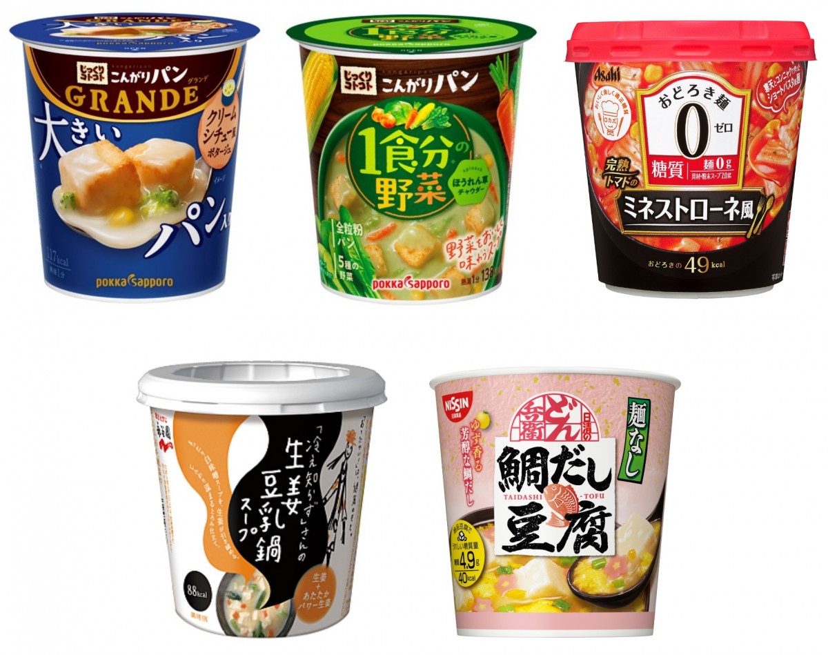 2019年コンビニで買える最新カップスープ