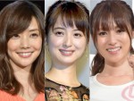 （左から）倉科カナ、佐々木希、深田恭子