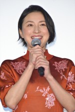 映画『太陽の家』公開記念舞台あいさつに登場した広末涼子