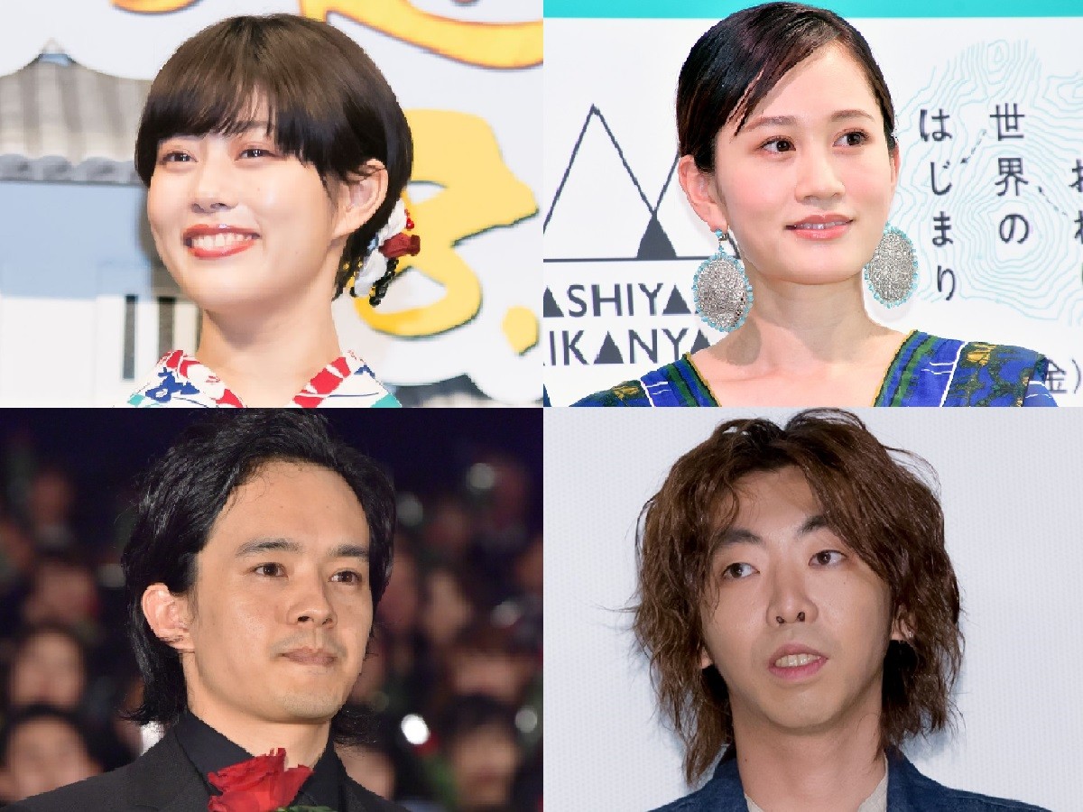 （左上から時計回りで）高畑充希、前田敦子、柄本時生、池松壮亮