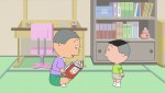 アニメ『サザエさん 長谷川町子先生生誕100周年スペシャル』の「嗚呼が読めますか」場面写真