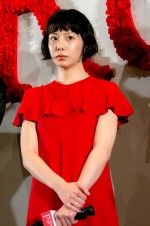 映画『Ｒｅｄ』完成披露舞台あいさつに登場した夏帆