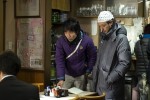 映画『酔うと化け物になる父がつらい』オダギリジョーの撮影の様子