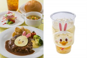 東京ディズニーシー、3．20から“うさピヨ”メニュー登場！　ふわふわのスーベニアも