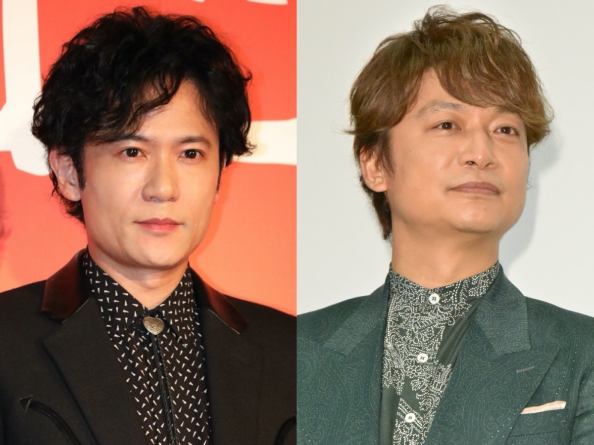 （左から）稲垣吾郎、香取慎吾