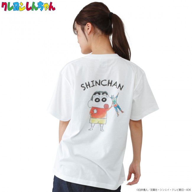 『クレヨンしんちゃん』のアパレルグッズ登場！　描き下ろしイラストのTシャツなど