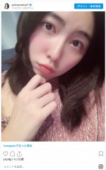 松井珠理奈の“お風呂上がり”ショット　※「松井珠理奈（SKE48）」インスタグラム