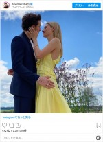 インスタグラムで婚約を発表したブルックリン・ベッカム＆ニコラ・ペルツ　※「ブルックリン・ベッカム」インスタグラム