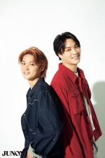 「JUNON」9月号に登場する（左から）磯村勇斗、鈴木伸之