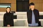 （左から）杉咲花＆吉沢亮、映画『青くて痛くて脆い』オンラインプレミア試写会の様子