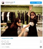 水川あさみ＆永野芽郁、グラサン2ショット　※「水川あさみ」インスタグラム