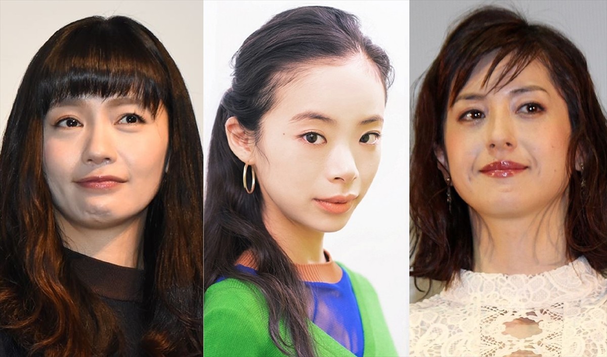 （左から）中村ゆり、趣里、松本若菜