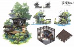 劇場アニメ『羅小黒戦記』ムゲン小屋の美術設定画