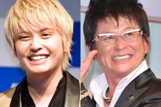 （左から）手越祐也、哀川翔