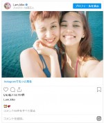 水原希子＆佑果、姉妹水着ショット　※「水原希子」インスタグラム