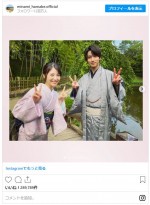 浜辺美波、横浜流星との最終回の『私たちはどうかしている』オフショットを公開　※「浜辺美波」インスタグラム