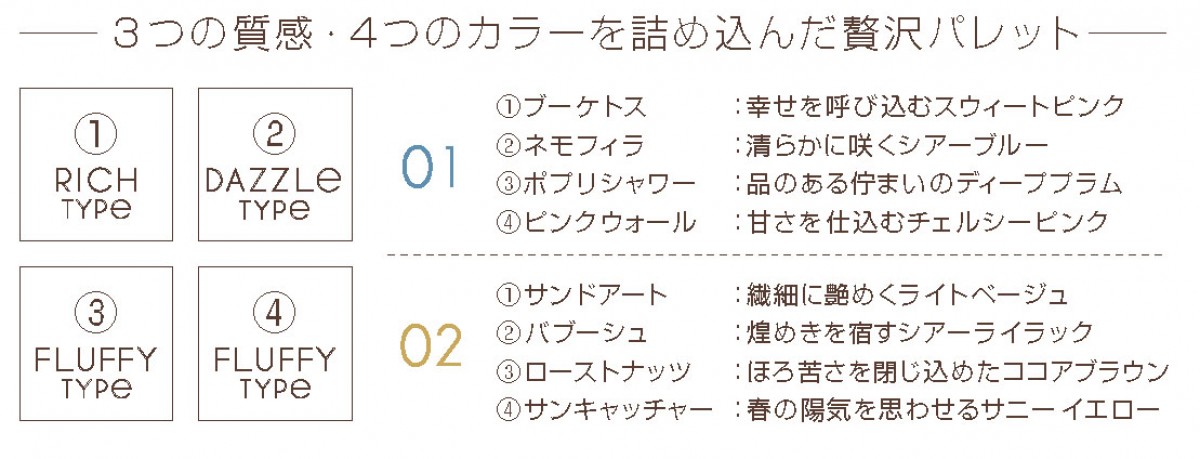 限定アイシャドウ「エクセル アイプランナーパレット」