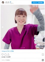 最後は元気に手をふる上野樹里 ※「上野樹里」インスタグラム