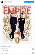 ダニエル・ラドクリフ＆イライジャ・ウッド　※「Empire」インスタグラム