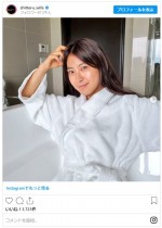 “沙也佳”瀧本美織、なぜホテルに!? ファンが動揺したオフショット　※ドラマ『知ってるワイフ』公式インスタグラム