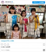 水野美紀、安達祐実、西田尚美、ミニスカ姿で “キャンディーズ”結成!?　※『にじいろカルテ』インスタグラム