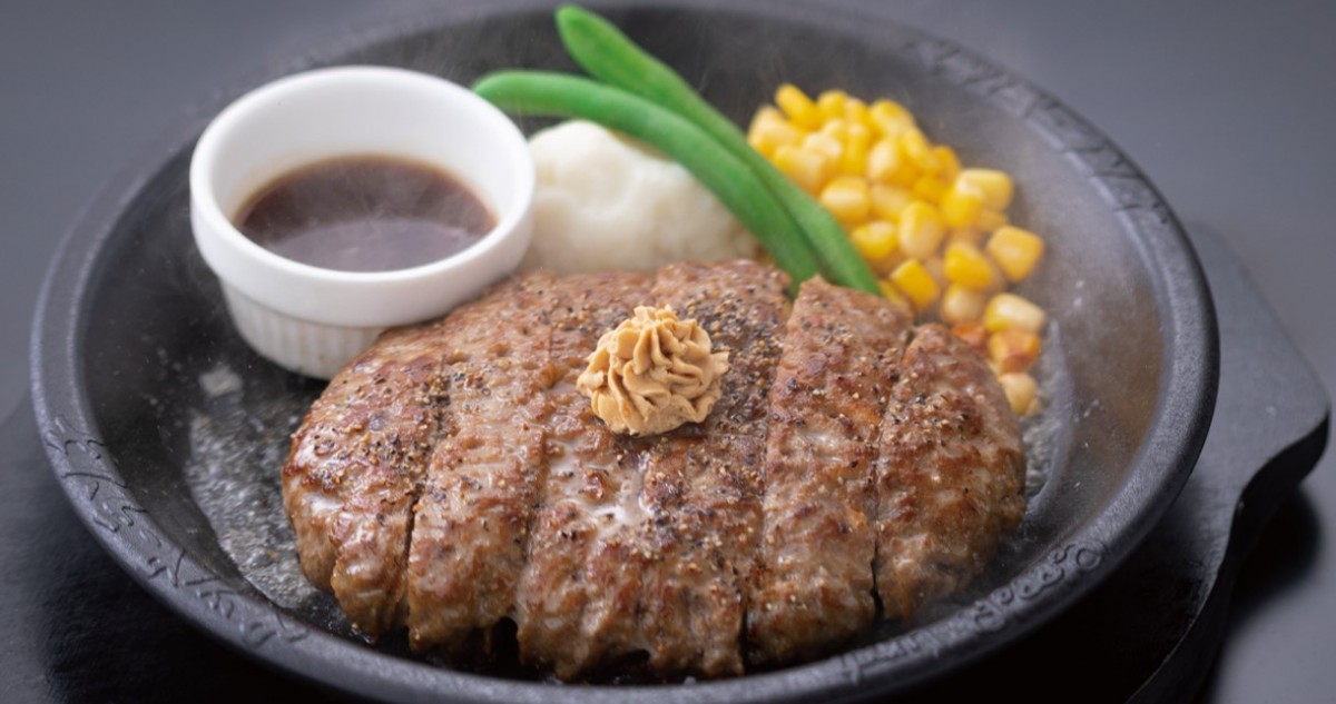 ペッパーランチ「肉塊ハンバーグ」がグランドメニューに！