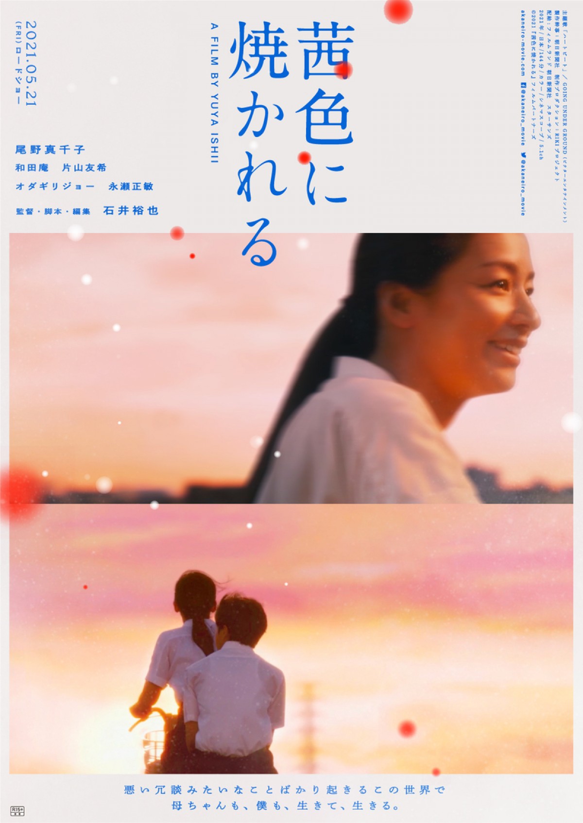 映画『茜色に焼かれる』ポスタービジュアル