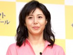 「パーフェクトサントリービール」新CM発表会に登場した松嶋菜々子