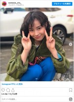 かわいすぎる…美神アンナを演じる広瀬すず　※『ネメシス』インスタグラム