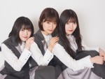 （左から）櫻坂46・幸阪茉里乃、井上梨名、上村莉菜