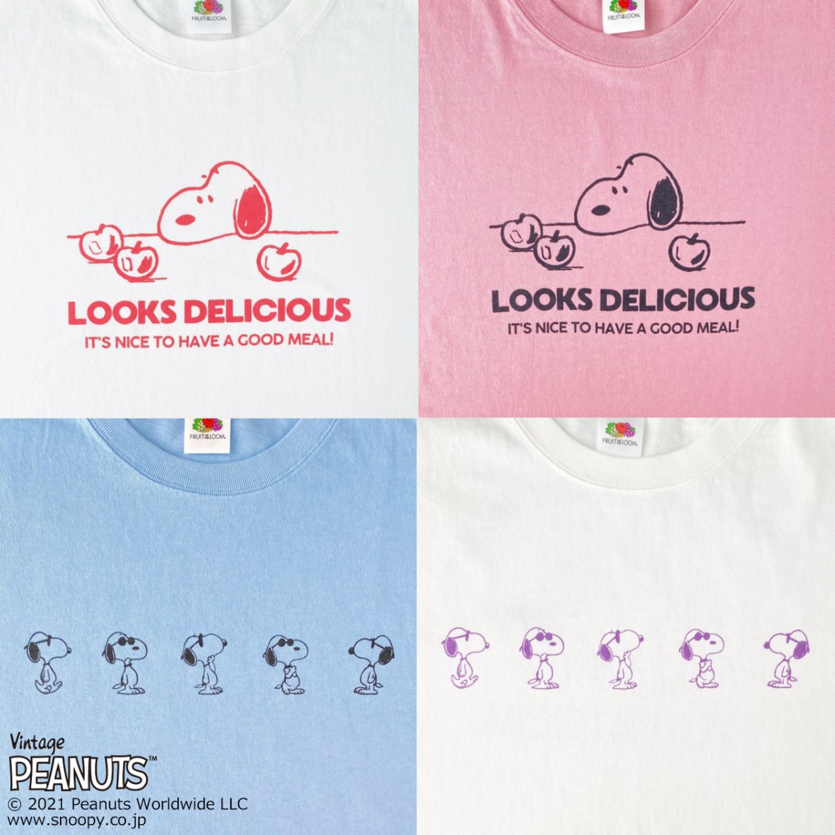 PEANUTS×FRUIT OF THE LOOM×PLAZA