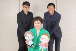 （左から）劇場アニメ映画『漁港の肉子ちゃん』より渡辺歩監督、大竹しのぶ、明石家さんま