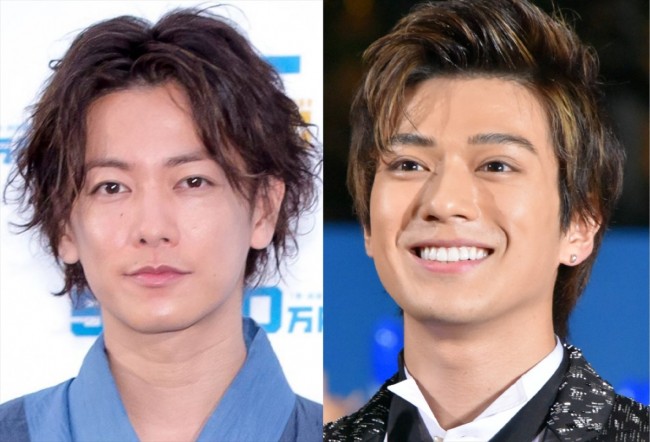 （左から）佐藤健、新田真剣佑