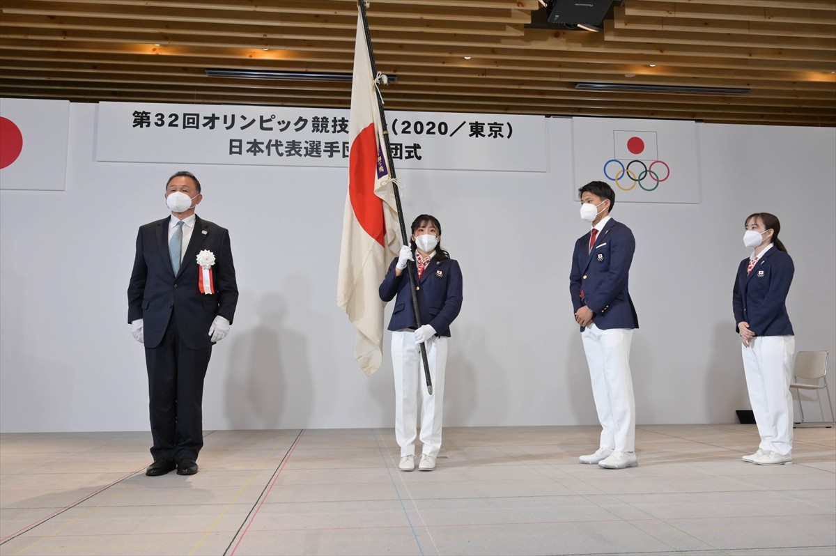 山縣亮太主将「全力で戦い抜く」東京五輪へ決意新た　ゆず、国立競技場からエールも