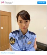 戸田恵梨香、警察官姿のオフショット　※ドラマ『ハコヅメ ～たたかう！交番女子～』インスタグラム