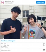 三浦翔平＆永野芽郁カップル　※ドラマ『ハコヅメ 〜たたかう！交番女子〜』インスタグラム