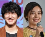 （左から）永山瑛太、田辺桃子