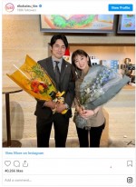 北川景子＆高橋光臣、クランクアップショット　※ドラマ『リコカツ』公式インスタグラム