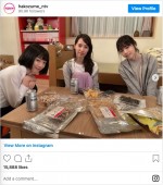 （左から）川合麻依役の永野芽郁、藤聖子役の戸田恵梨香、牧高美和役の西野七瀬　※ドラマ『ハコヅメ ～たたかう！交番女子～』公式インスタグラム