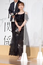 ドラマ『上下関係』完成披露発表会イベントに登場した大島優子