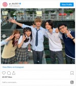 高校生チームの集合写真　※ドラマ『プロミス・シンデレラ』公式インスタグラム