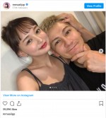 “仲睦まじい”JOY＆わたなべ麻衣夫婦　※「わたなべ麻衣」インスタグラム