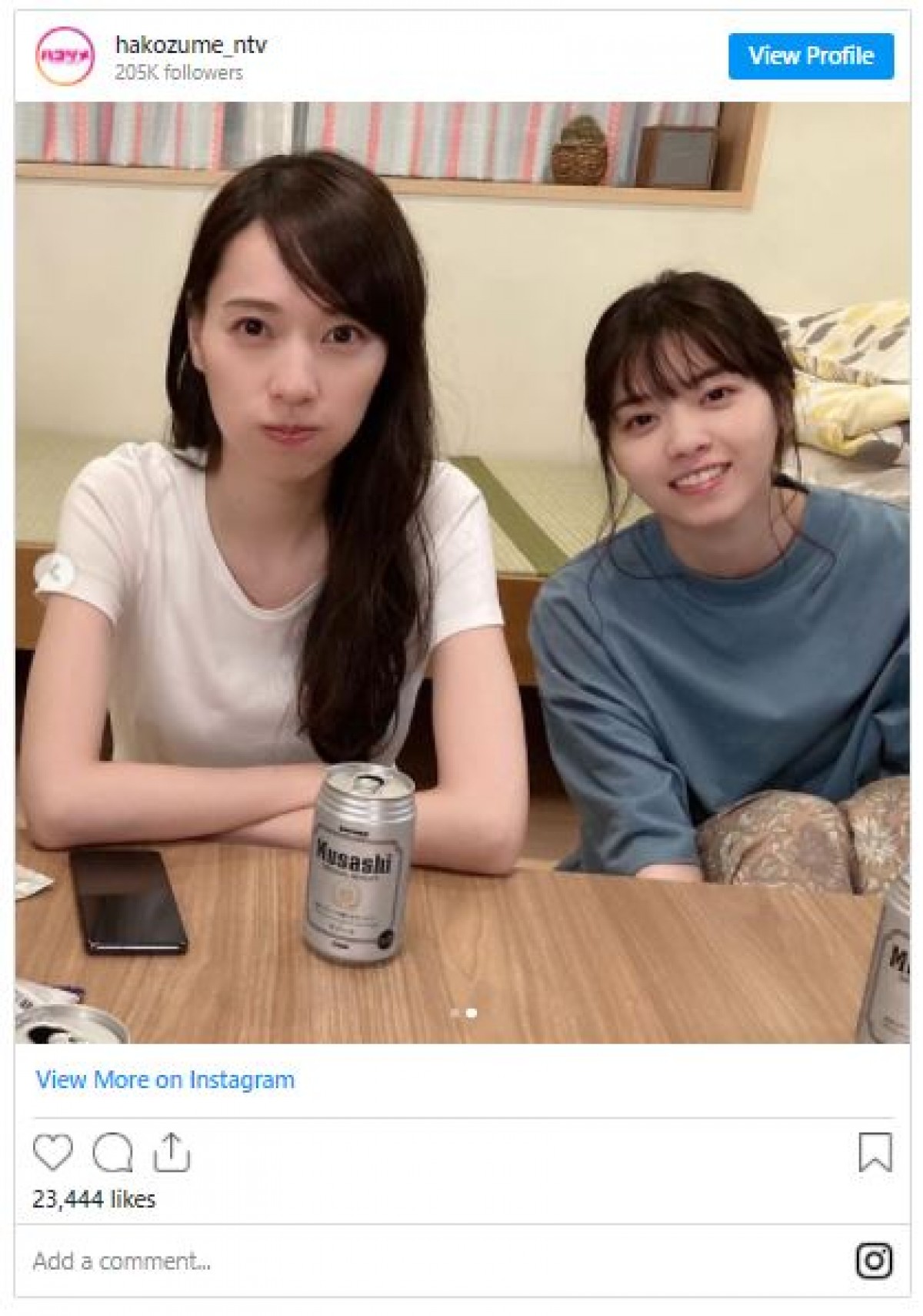 戸田恵梨香＆西野七瀬、“宅飲み”風の癒やしオフショットに反響