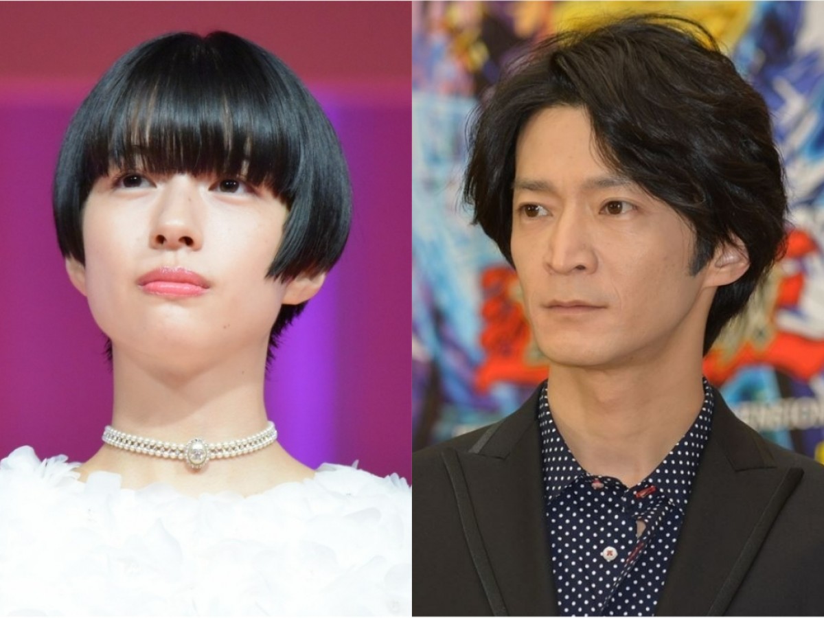 『最愛』津田健次郎＆佐久間由衣、ハイテンションなポーズと笑顔の2ショットにファン歓喜「元気でます」