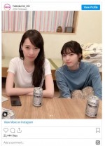 戸田恵梨香＆西野七瀬、宅飲み風ショット　※ドラマ『ハコヅメ ～たたかう！交番女子～』公式インスタグラム